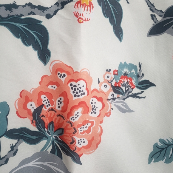 Single Panel - DriftAway Ada Floral Botanical Print Blackout Grommet Curtain - Picture 2 of 3